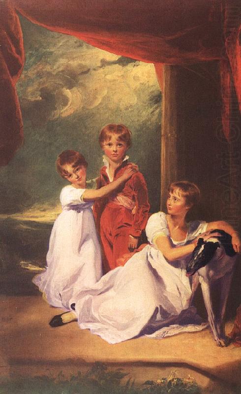  Sir Thomas Lawrence The Fluyder Children china oil painting image